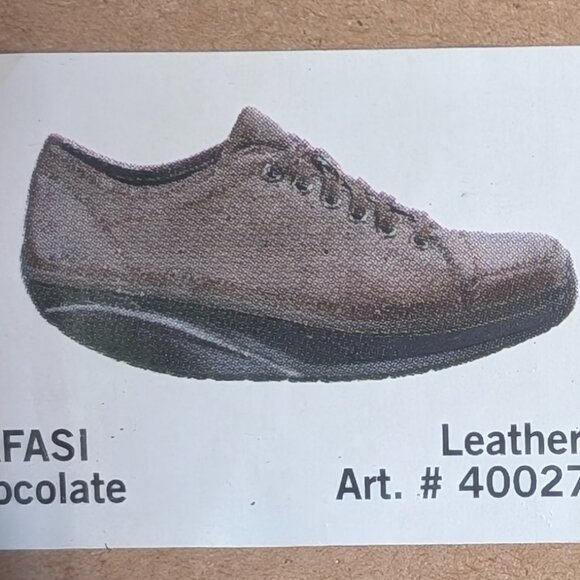 MBT Nafasi Shoes Chocolate Leather Women's Walking Shoes Size 37 / 6-6.5 - Picture 1 of 2